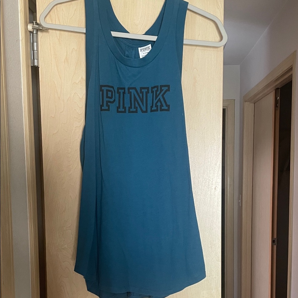 Victoria's Secret Blue Racerback Tank Top